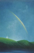 The rainbow. Oil on car 40x60